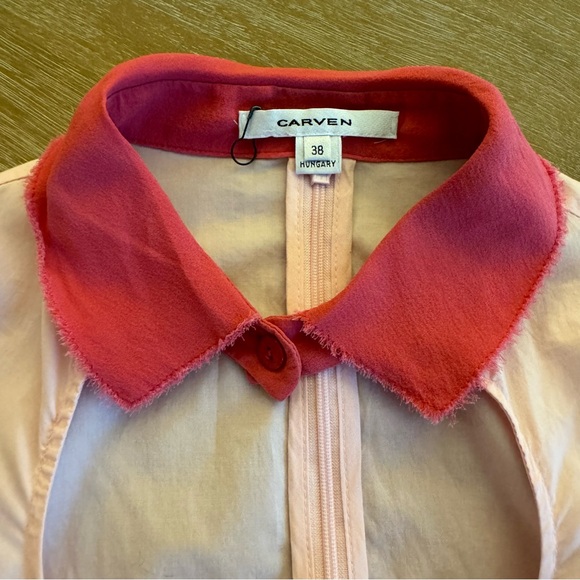 Carven Cutout Poplin Dress - Picture 4 of 6